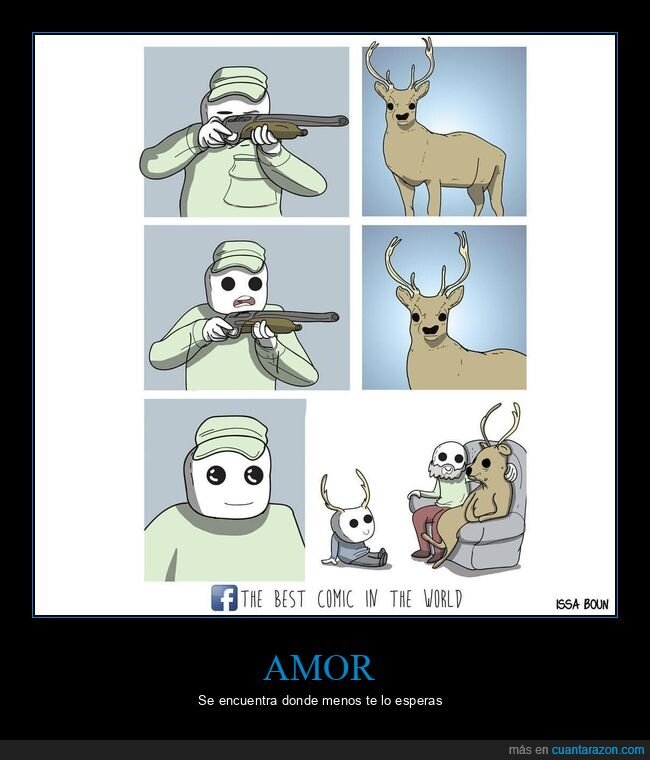 ciervo,cazador,familia