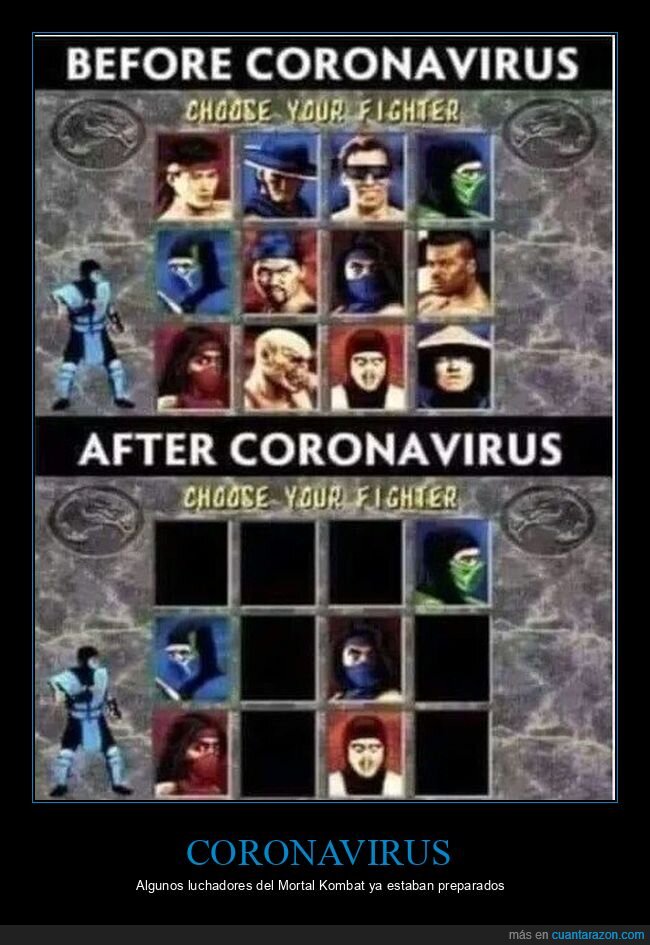 coronavirus,mortal kombat,mascarillas