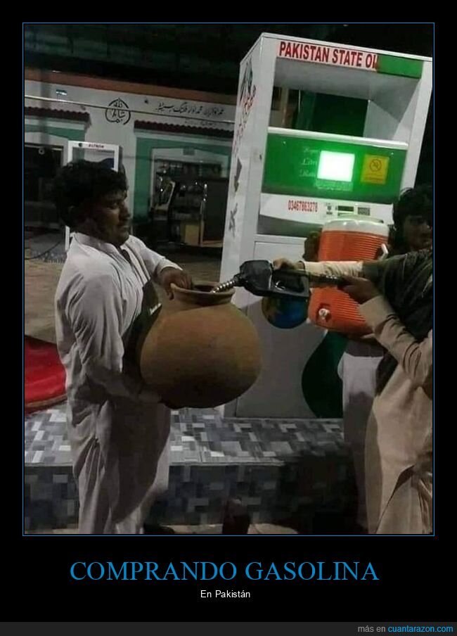 gasolina,vasija,pakistán