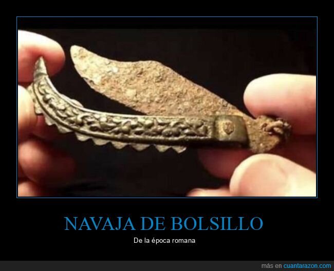 navaja,romana,curiosidades