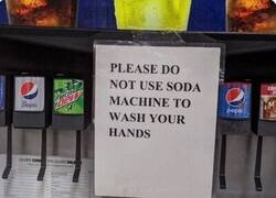 Enlace a Cocacola como gel desinfectante