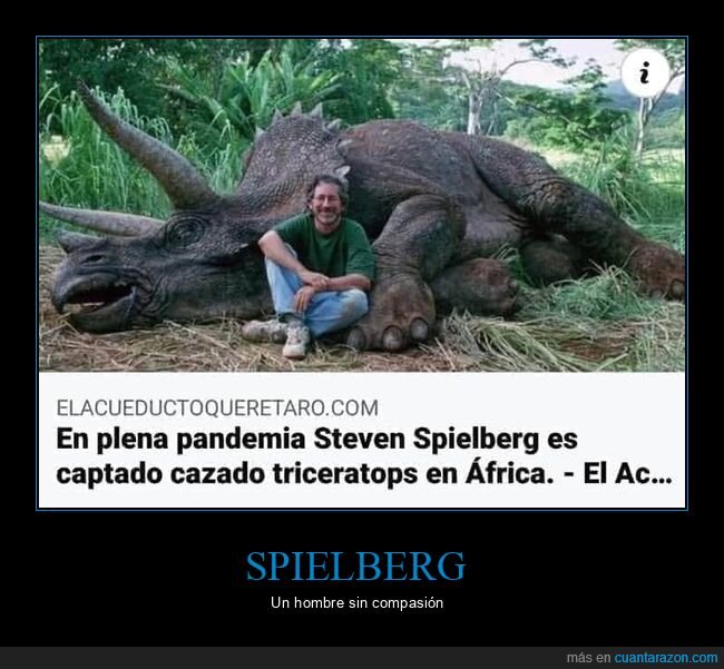 steven spielberg,triceratops,cazando