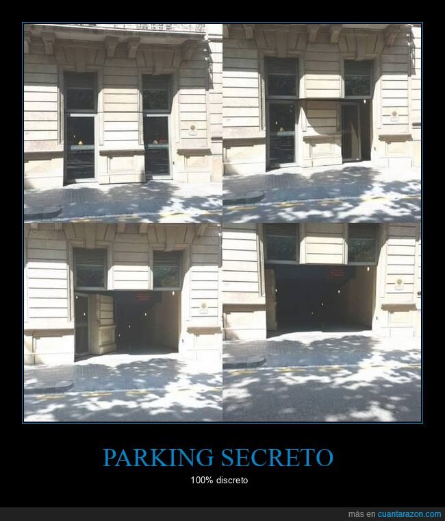 parking,secreto,puerta,wtf