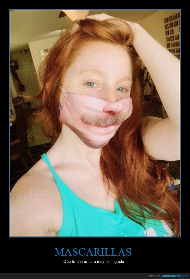 mascarilla,bigote,coronavirus