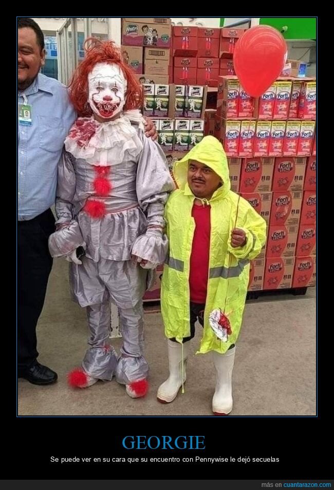 disfraces,georgie,it,pennywise,wtf
