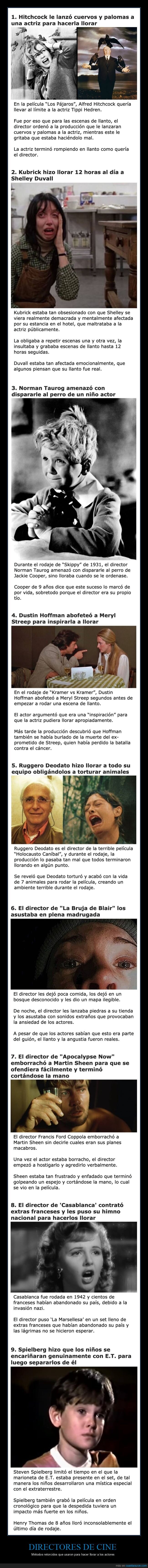 directores,métodos,llorar,actores,cine