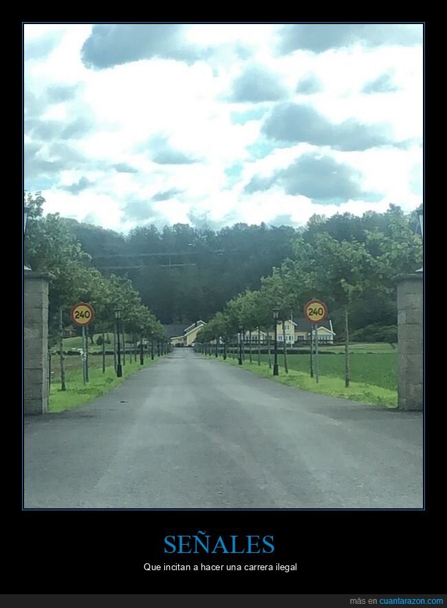límite de velocidad,señales,wtf