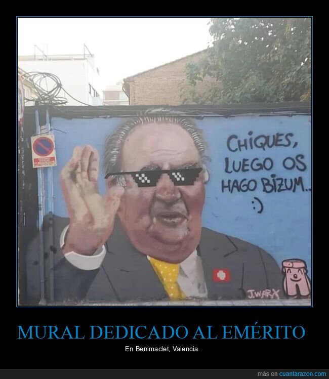 bizum,rey,juan carlos i,pintada