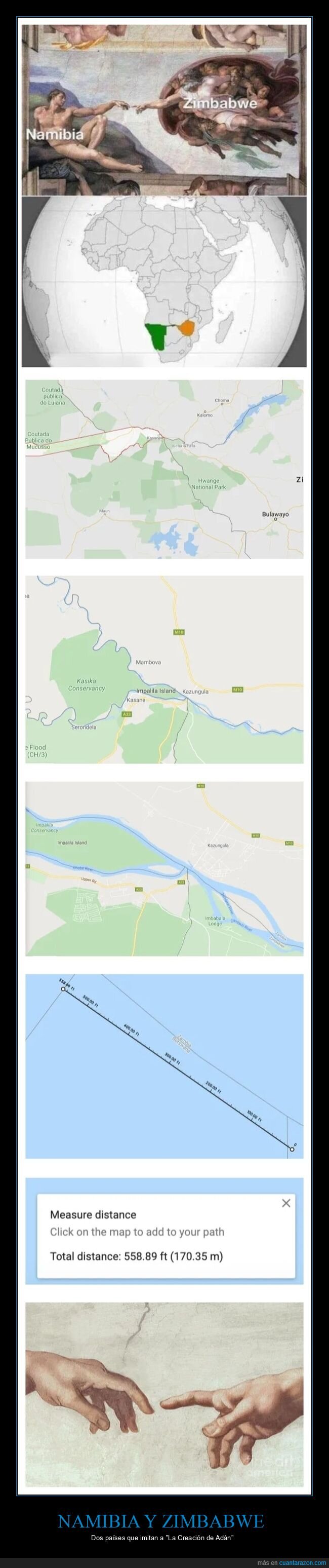la creación de adán,namibia,parecidos,zimbabwe