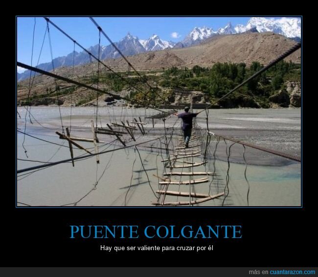 puente colgante,roto,wtf