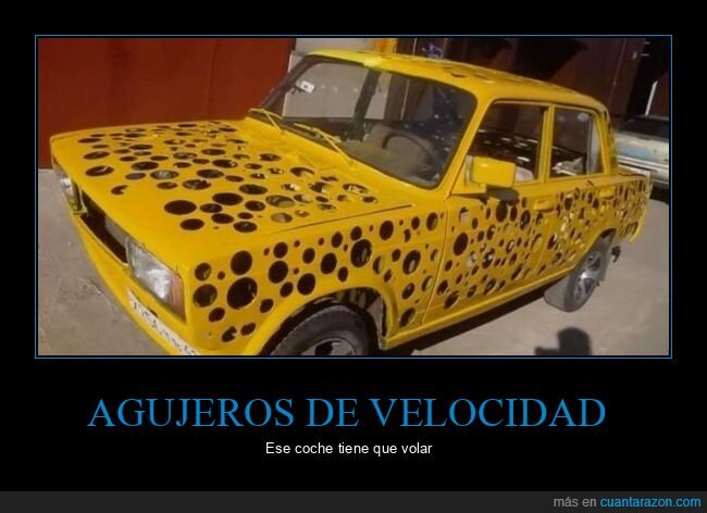 coche,agujeros,wtf