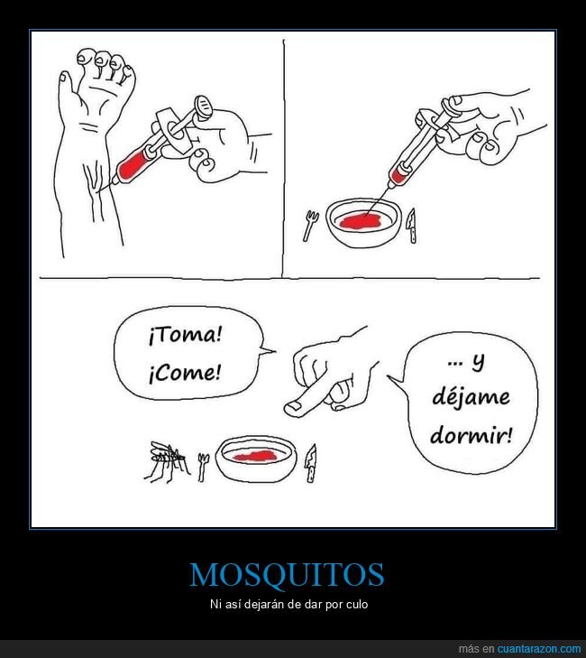 comer,dormir,mosquito,sangre