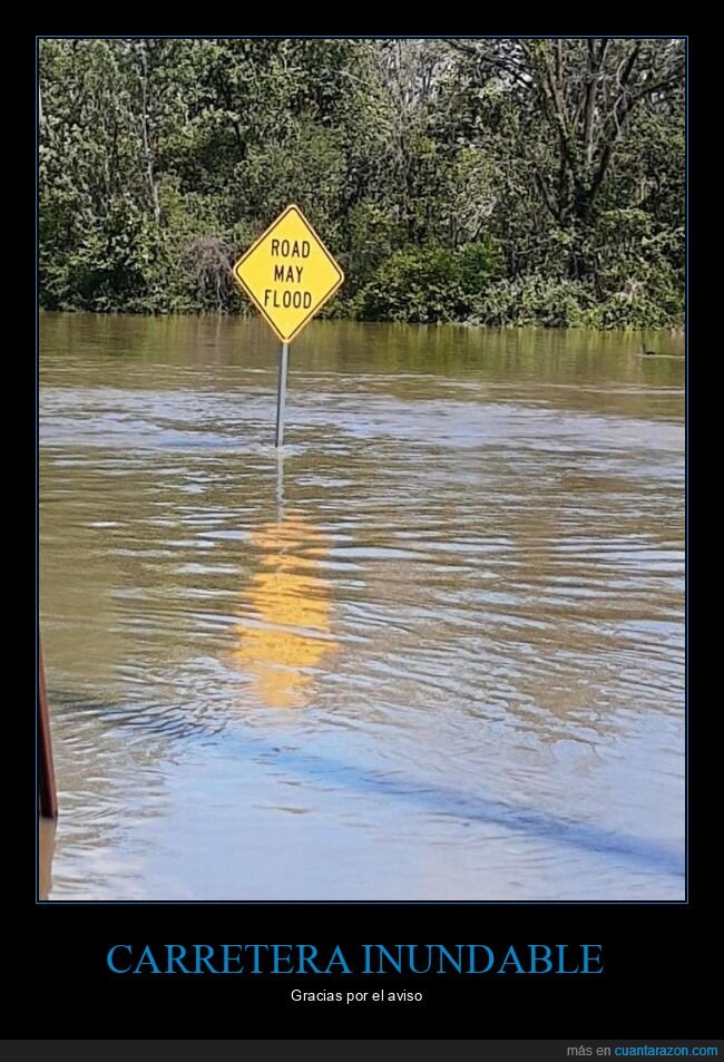 se&ntilde;al,inundaci&oacute;n,carretera