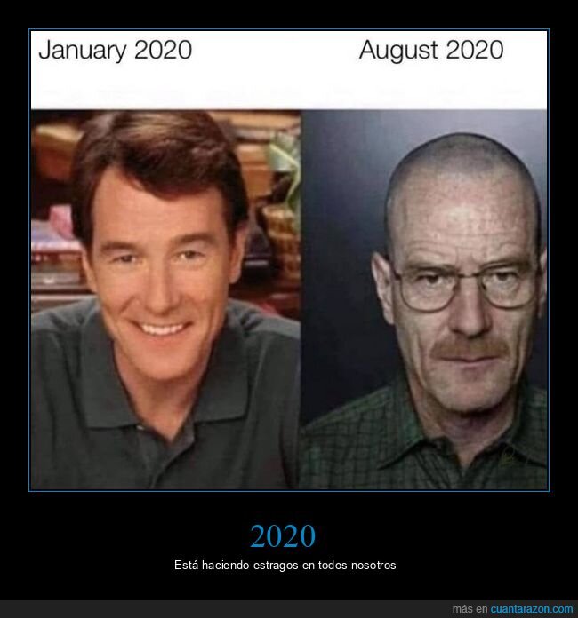 braking bad,2020,antes,ahora