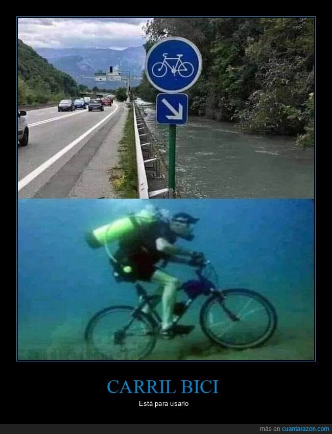 señal,bicicletas,agua,wtf
