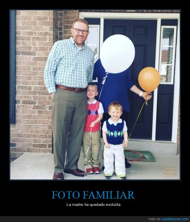 familia,globos,fails