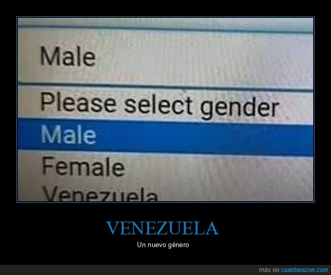 g&eacute;nero,venezuela,desplgable,wtf