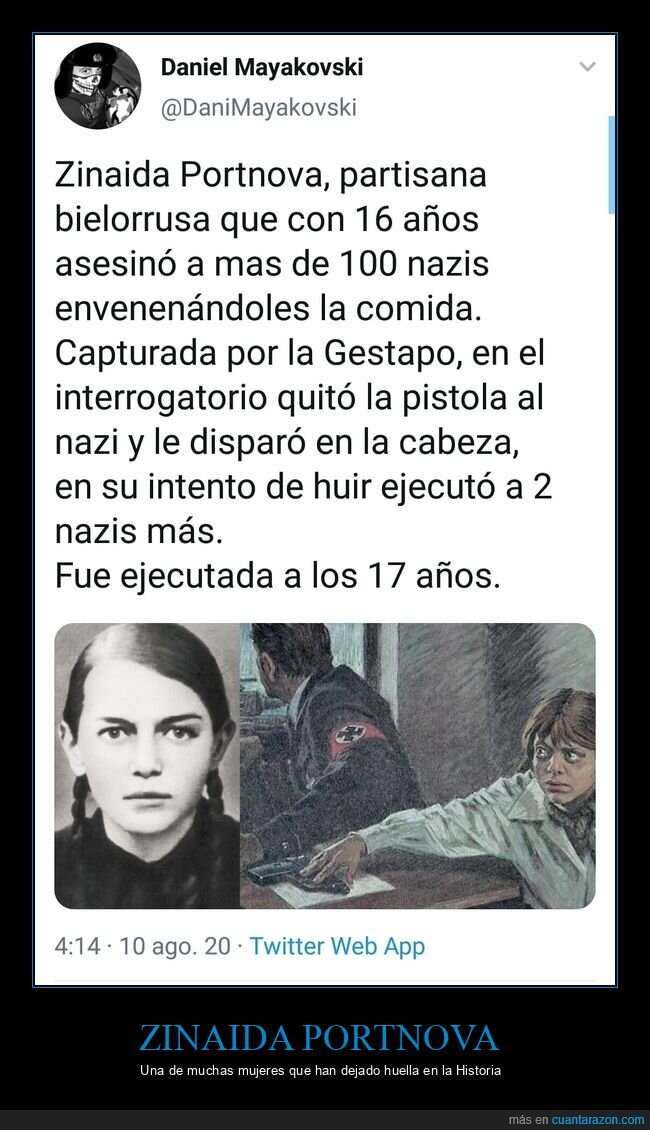zinaida portnova,matar,nazis