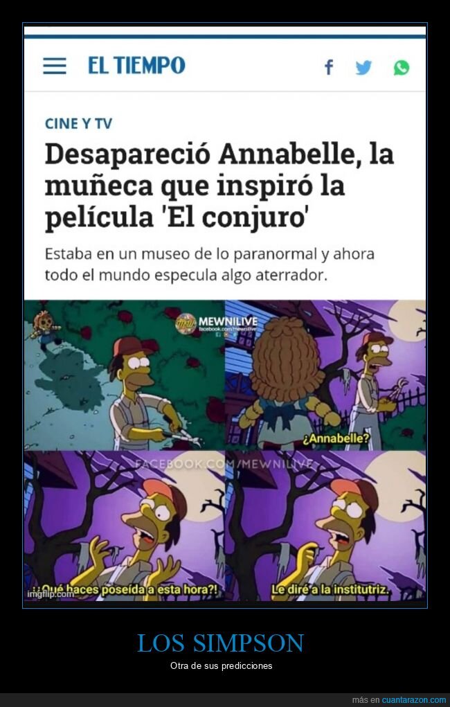 anabelle,simpsons,desaparición