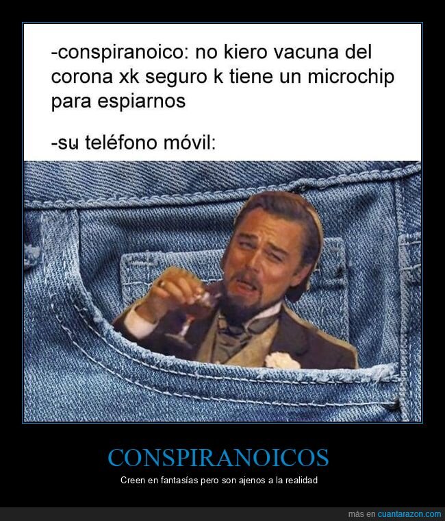 conspiranoicos,espiar,leonardo dicaprio,móvil,vacunas