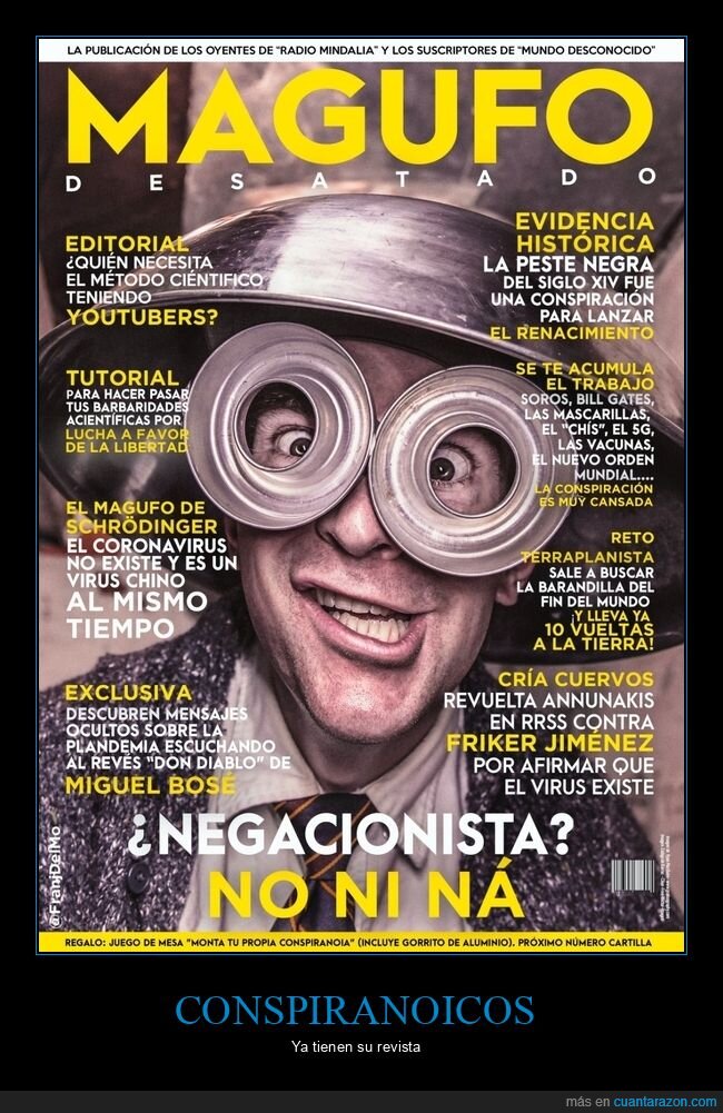 conspiranoicos,coronavirus,magufos,revista