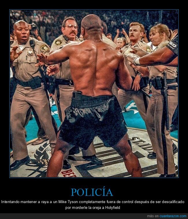 policía,mike tyson