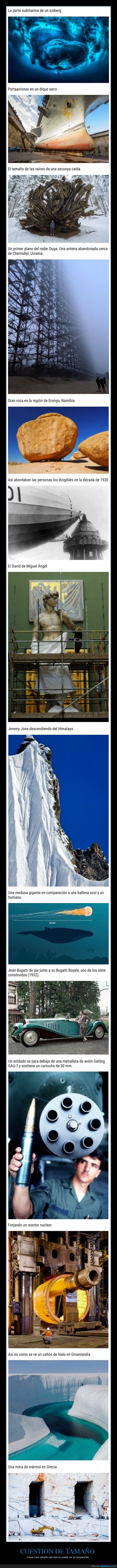 tamaño,comparativa,curiosidades