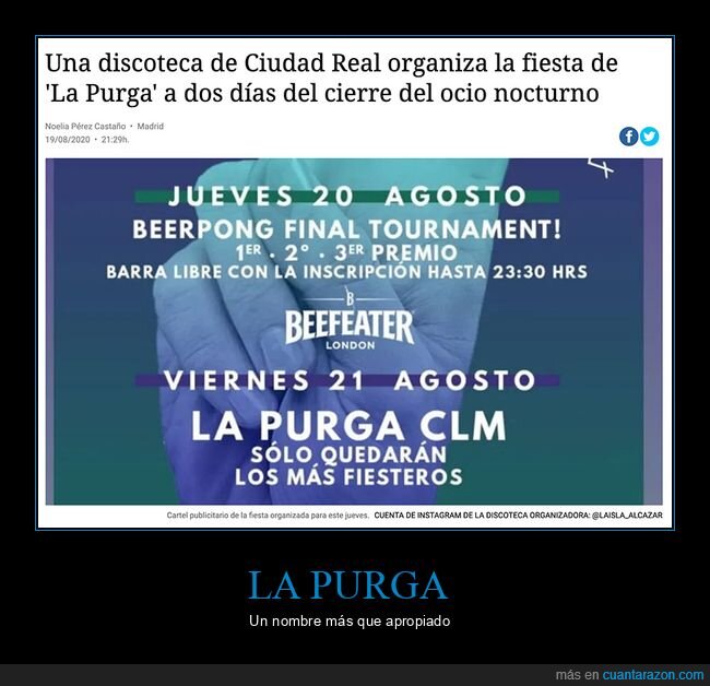 cierre,coronavirus,discoteca,la purga,wtf