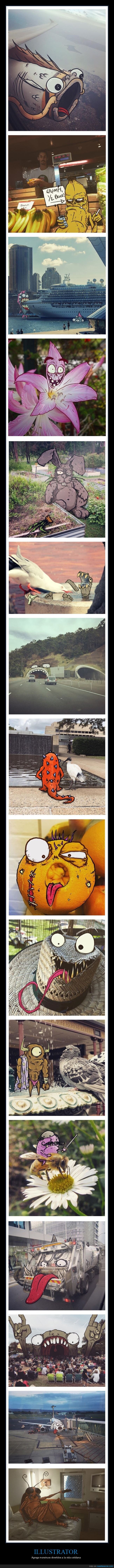 ilustrador,monstruos