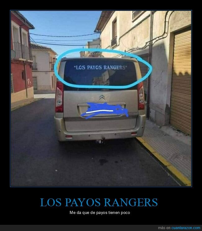 furgoneta,payos rangers,power rangers,wtf