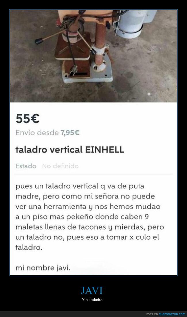 anuncios,taladro,wallapop