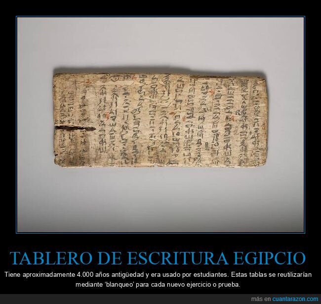 tablero de escritura,egipcio,curiosidades