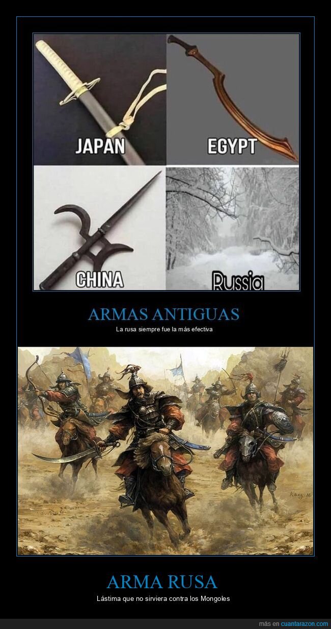 mongoles,armas,rusos,invierno