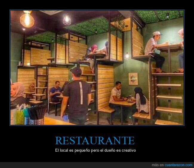 restaurante,espacio,pequeño