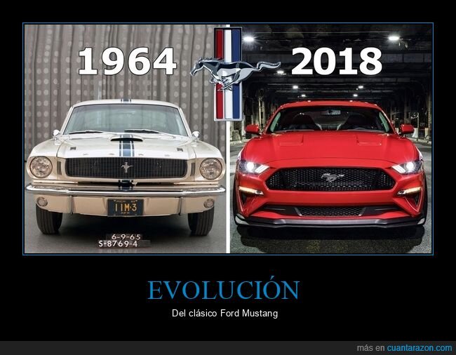 mustang,evolución,coches