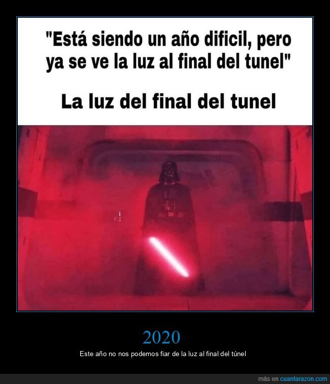 2020,darth vader,luz al final del túnel,rogue one,star wars