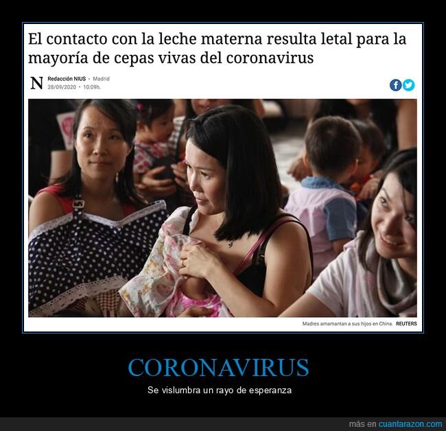 coronavirus,leche materna