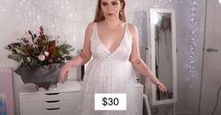 Enlace a Esta mujer encargó 10 vestidos de novia por la app de Wish, muestra las expectativas VS la realidad