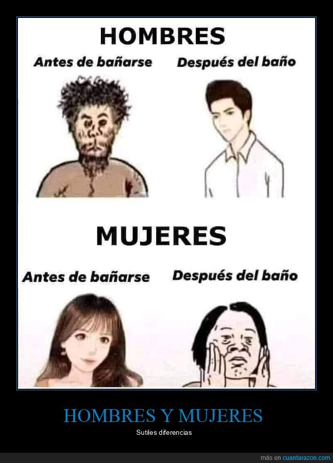 bañarse,hombres,mujeres