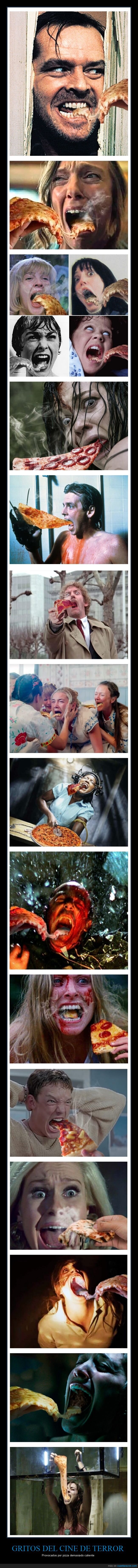 gritos,cine,terror,pizza,caliente,photoshop