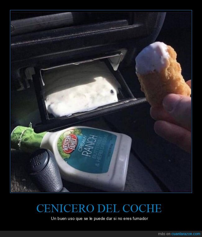 cenicero,coche,salsa,wtf