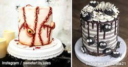 Enlace a Pasteles de Halloween deliciosos y espeluznantes