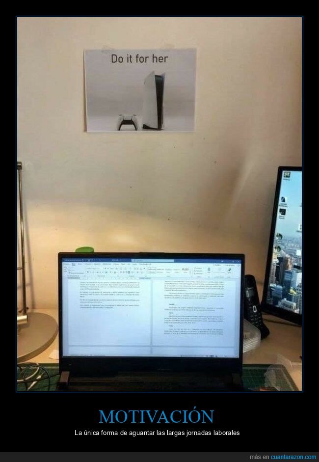 motivación,playstation 5,trabajo