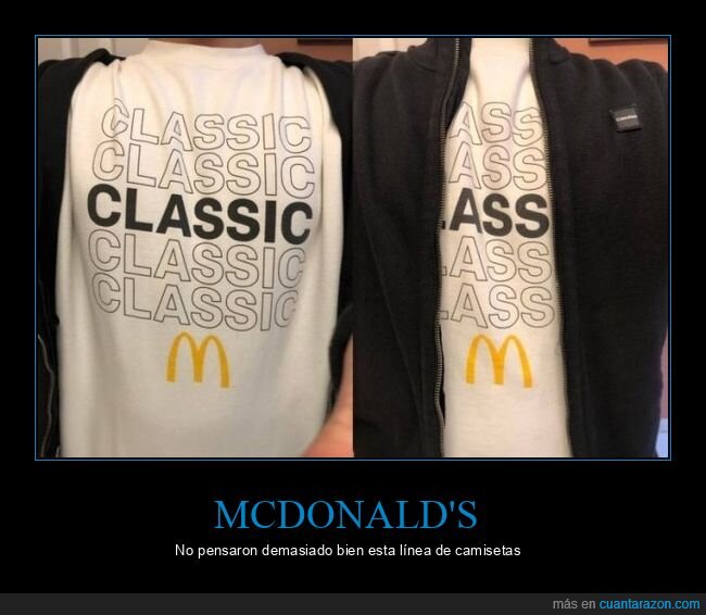 mcdonald's,camiseta,fails