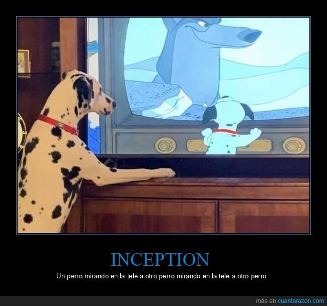 perros,televisi&oacute;n,inception