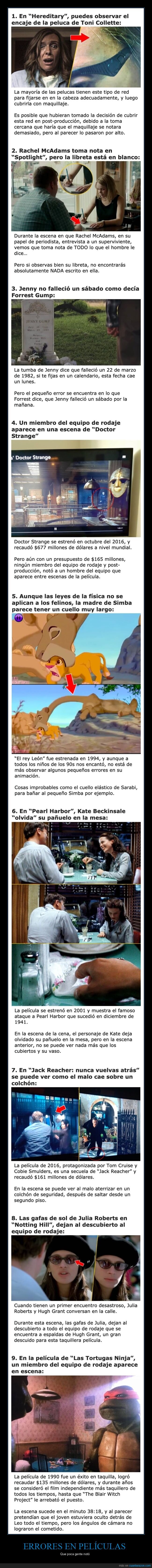 errores,películas,cine,fails