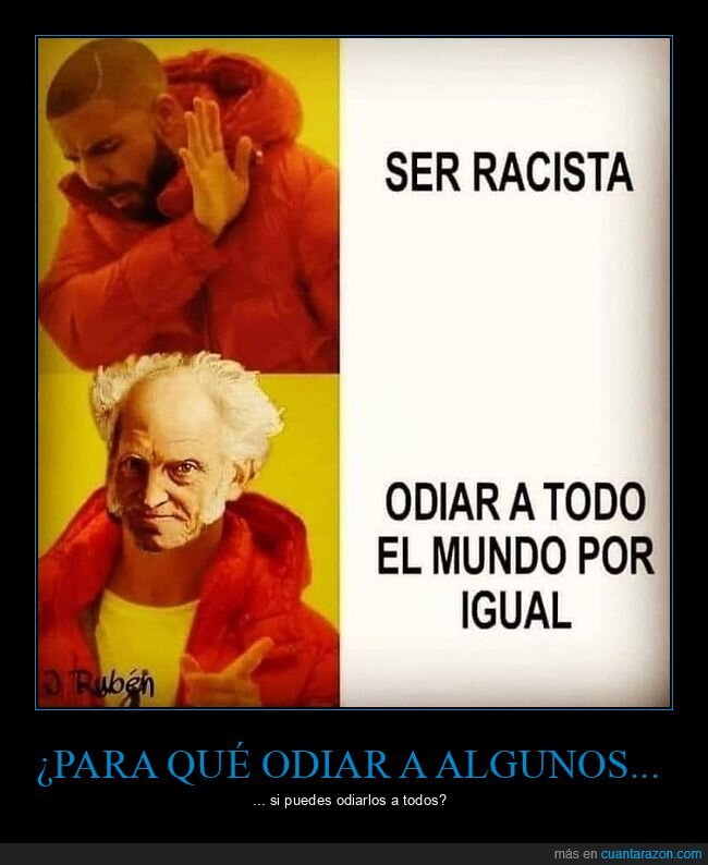 drake,odiar,racista,schopenhauer