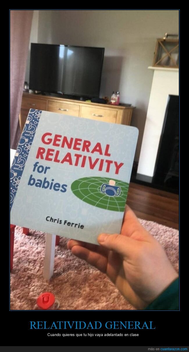 libro,bebés,relatividad general
