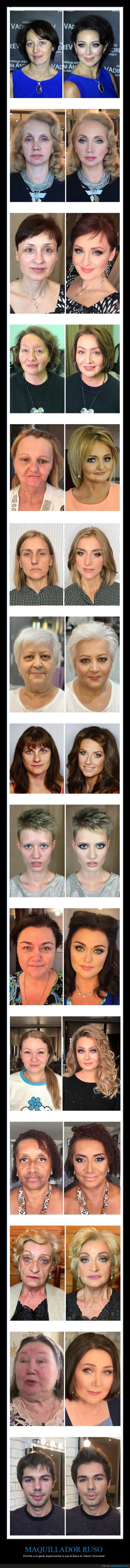 maquillaje,antes,después