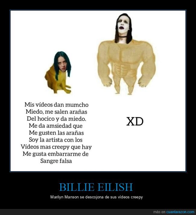 billie eilish,doge y cheems,marilyn manson